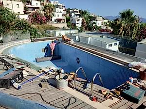 Su Kaçıran Betonarme Havuza Liner Kaplama Uygulaması
