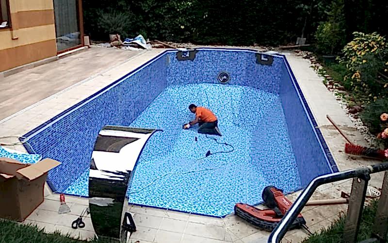 Sevda Hanımın Havuzuna Yapmış Olduğumuz Liner Kaplama